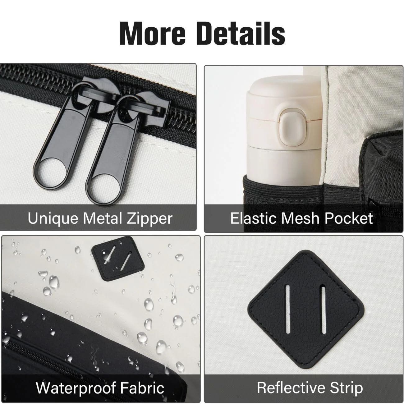 Рюкзак для ноутбука 15.6 дюймів USB Charging Port Reflective strips, фото №2 Рюкзак для ноутбука 15.6 дюймів USB Charging Port Reflective strips, фото №2