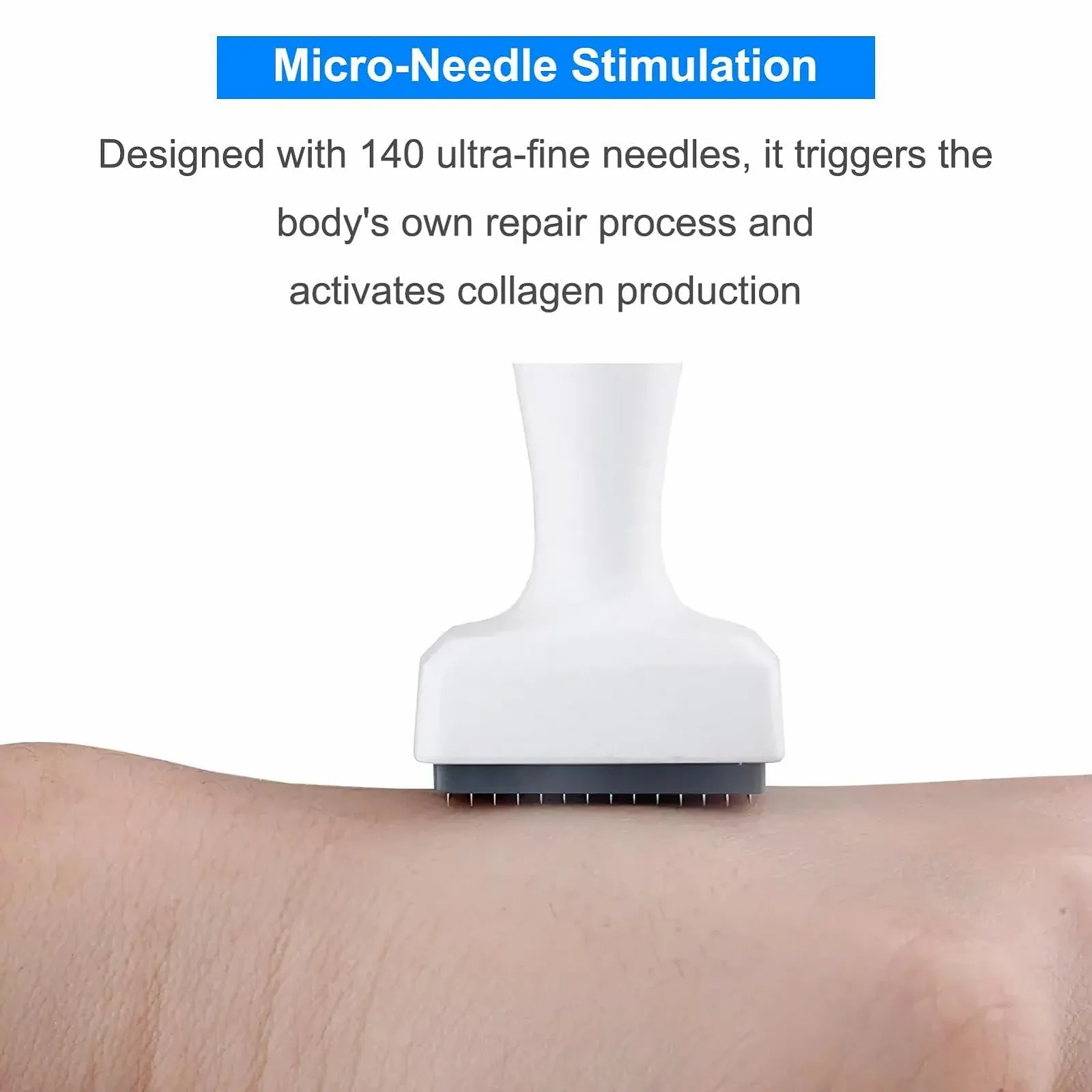 Мікрогольчатий штамп регульований, 140 титанових голок, фото №7