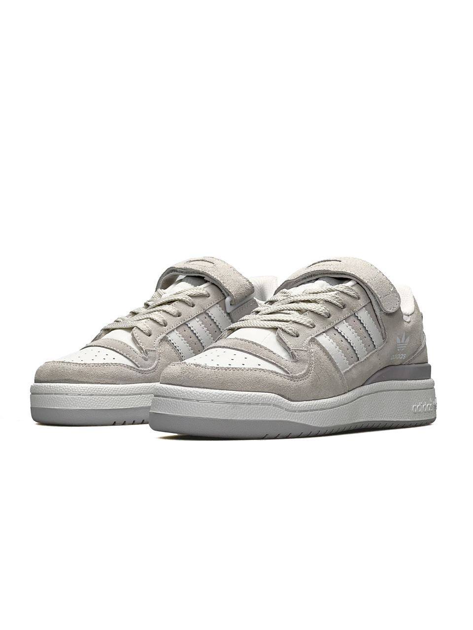 Женские кроссовки Adidas Forum 84 Low Gray White, фото №4