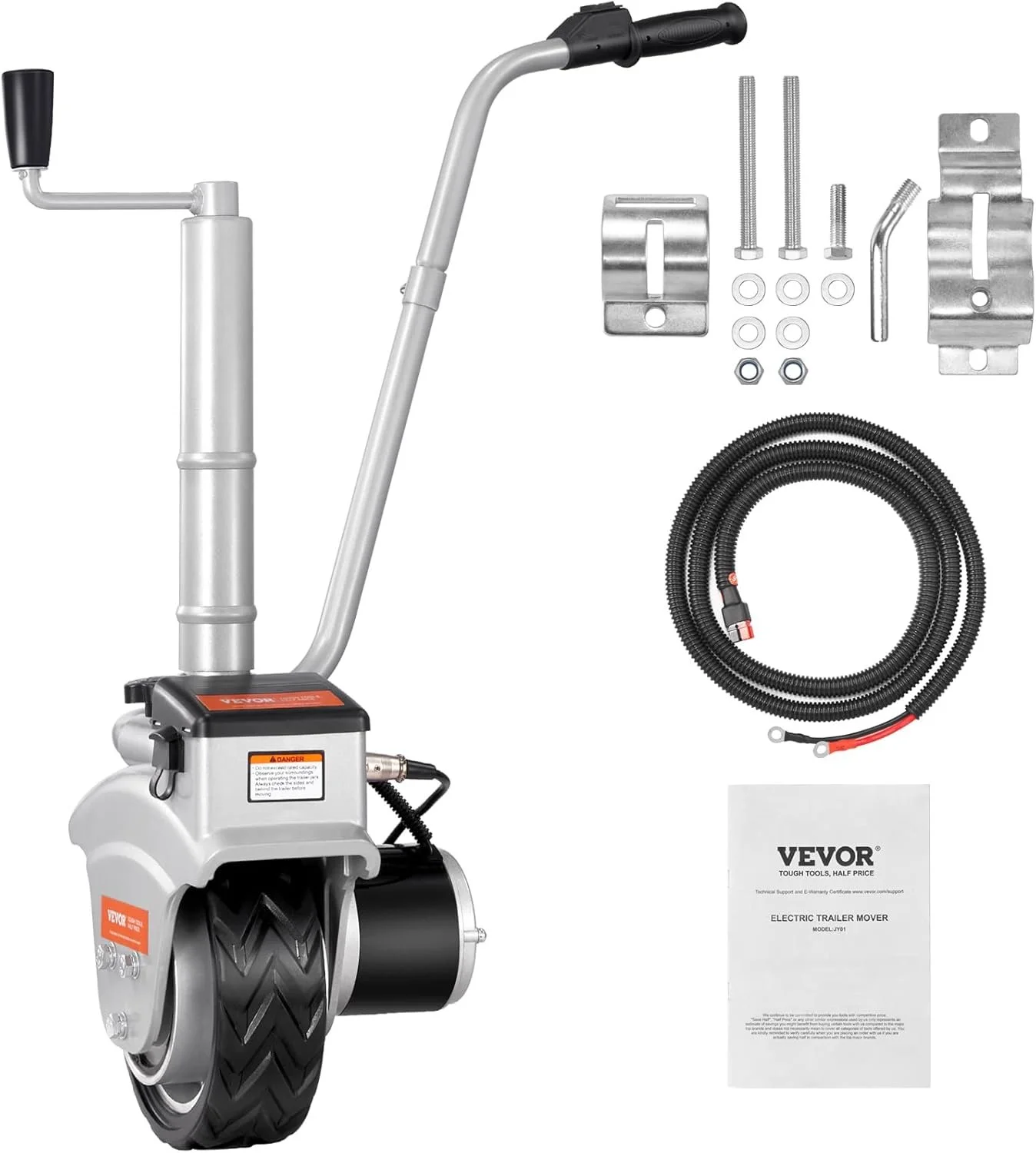 Електричний причіпний візок VEVOR JY01 Grey, фото №1