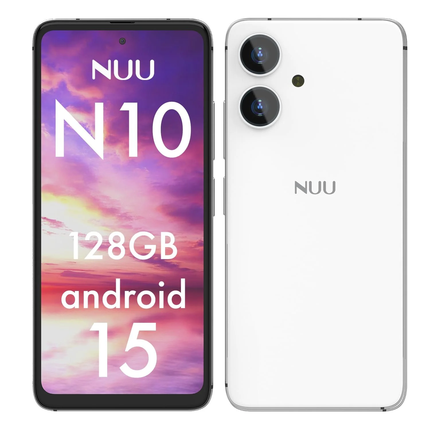 Смартфон NUU N10 4GB/128GB Dual SIM 4G Octa-Core 6.6 дюйма 90Hz HD+ Mint, фото №1