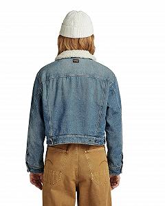 Куртка Джинсовая G-STAR Short Sherpa Denim Женская synthetic.ua - Фото 1