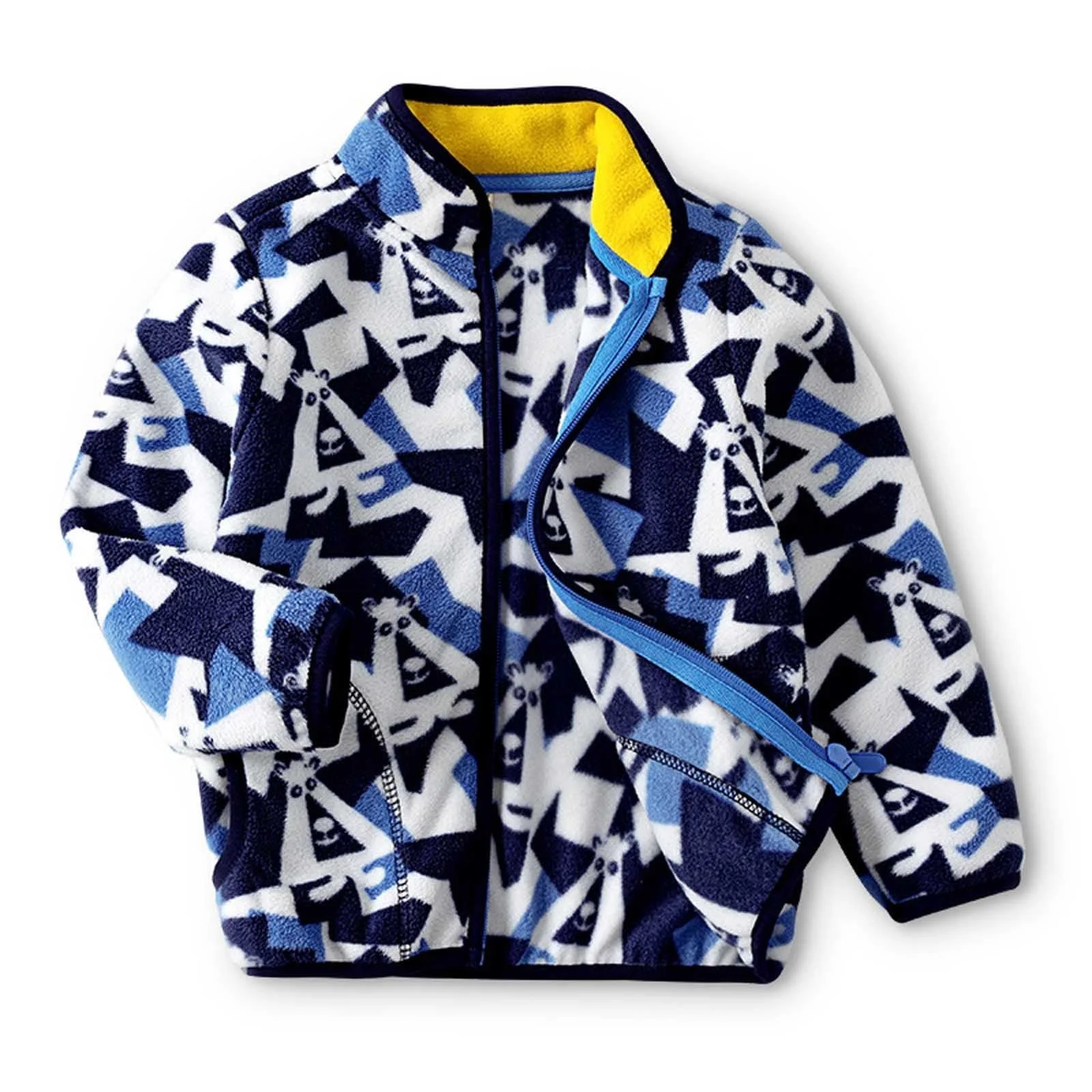 Флісова куртка Generisch дитяча зимова, на блискавці, з мультяшним візерунком, тепла, плюшева, фото №1