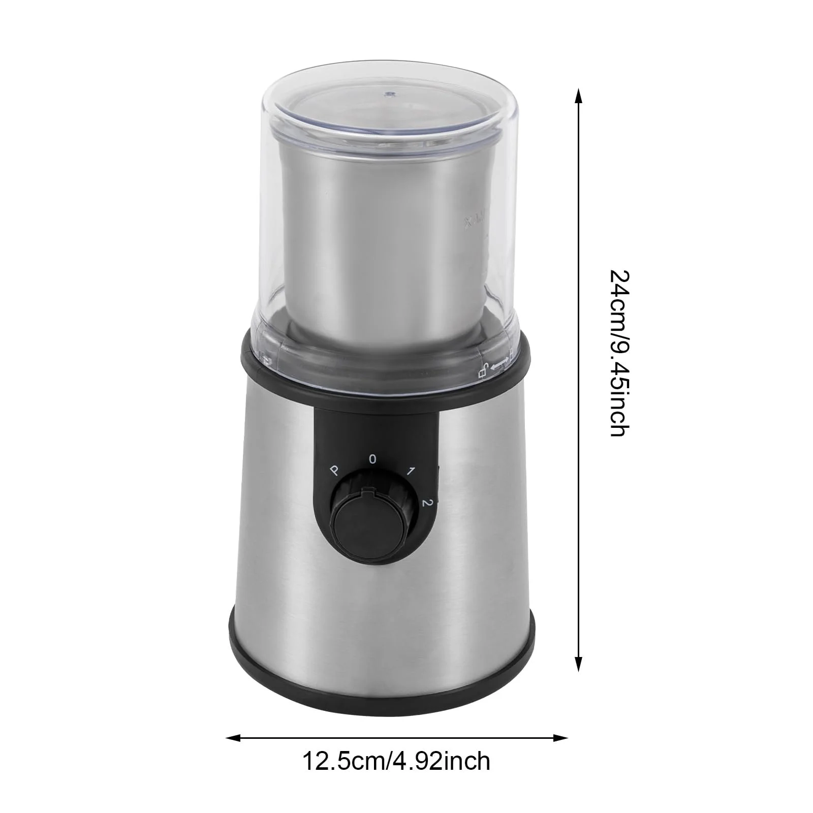 Электрическая кофемолка 350 Вт для специй, 80 г, нержавеющая сталь для кофейных зерен, льна, орехов, специй, злаков, фото №2 Электрическая кофемолка 350 Вт для специй, 80 г, нержавеющая сталь для кофейных зерен, льна, орехов, специй, злаков, фото №2