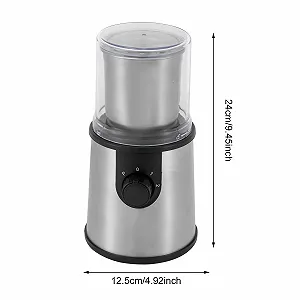 Электрическая кофемолка 350 Вт для специй, 80 г, нержавеющая сталь для кофейных зерен, льна, орехов, специй, злаков цена на synthetic.ua - Фото 1 Электрическая кофемолка 350 Вт для специй, 80 г, нержавеющая сталь для кофейных зерен, льна, орехов, специй, злаков synthetic.ua - Фото 1