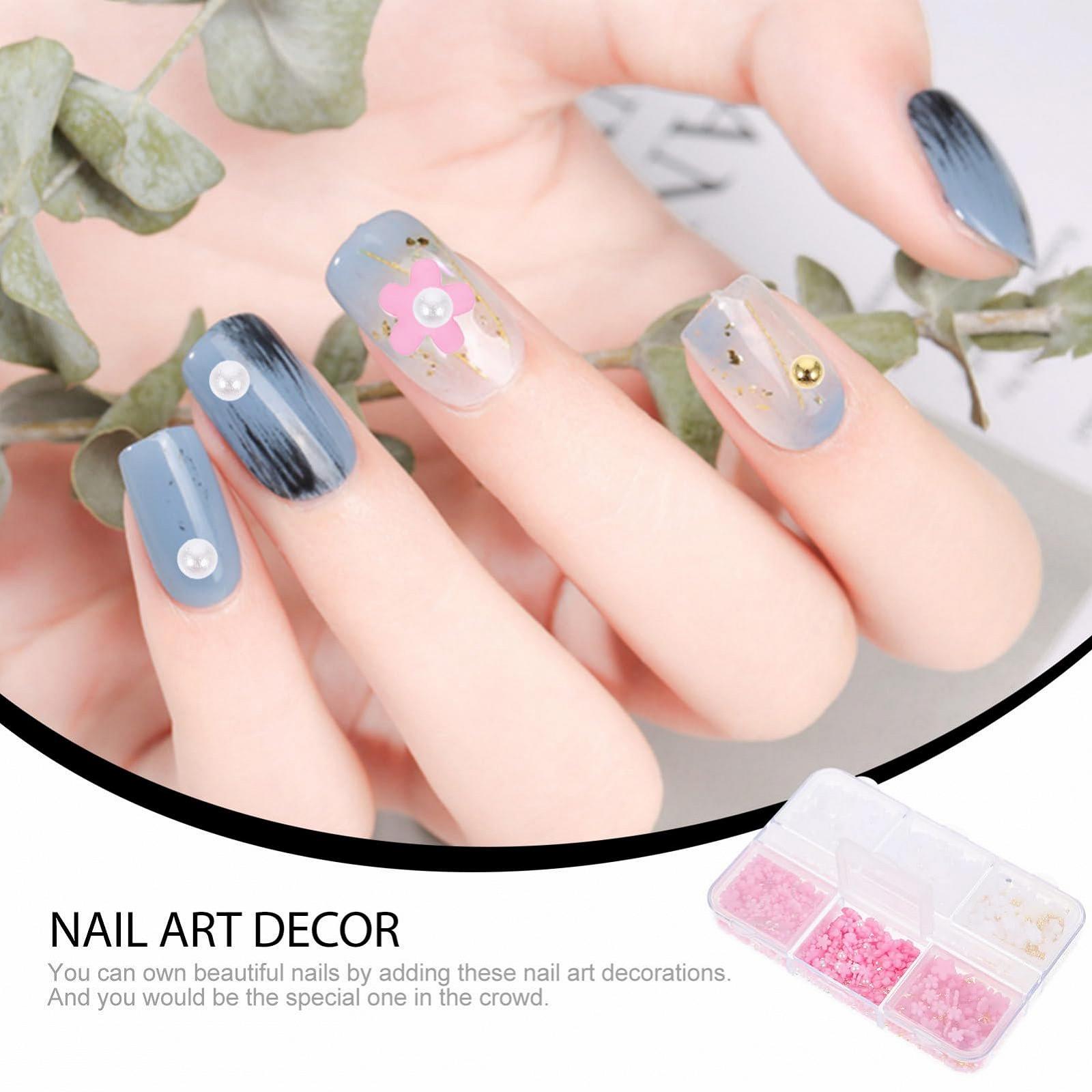 Квіти для нігтів Healeved, змішані з смоли, легкі та модні, фото №4