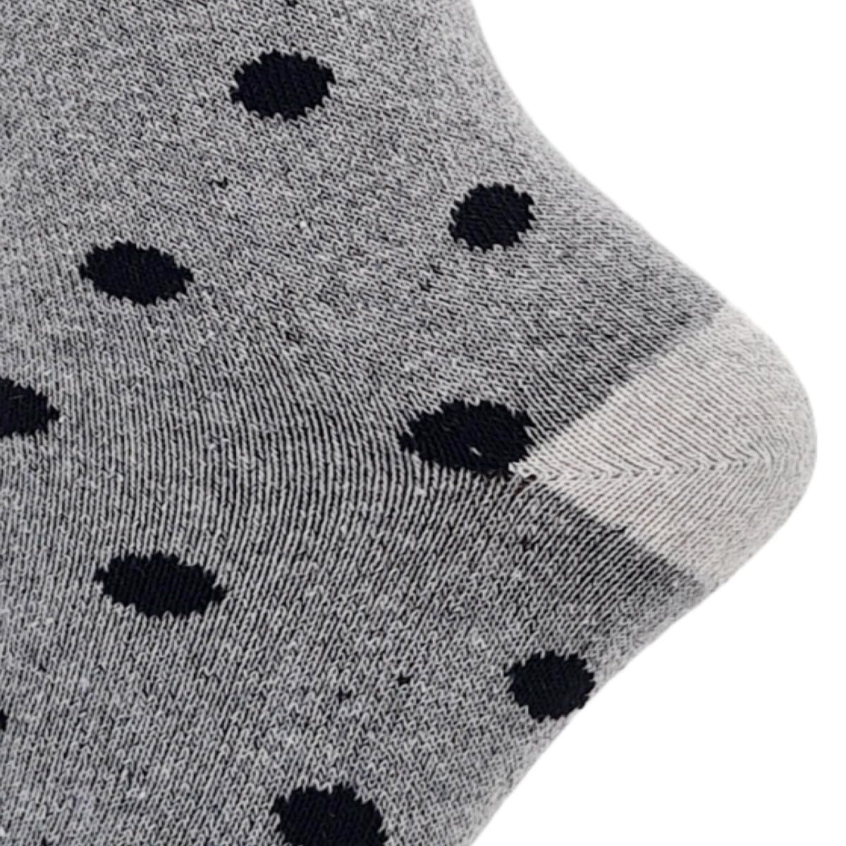 Женские носки без резинки для диабетиков Мягкие хлопковые носки с широкой фиксацией Размер 4-8 (6 пар) Серый Белый Черный 6-8, Серый, Белый, Черный, фото №4