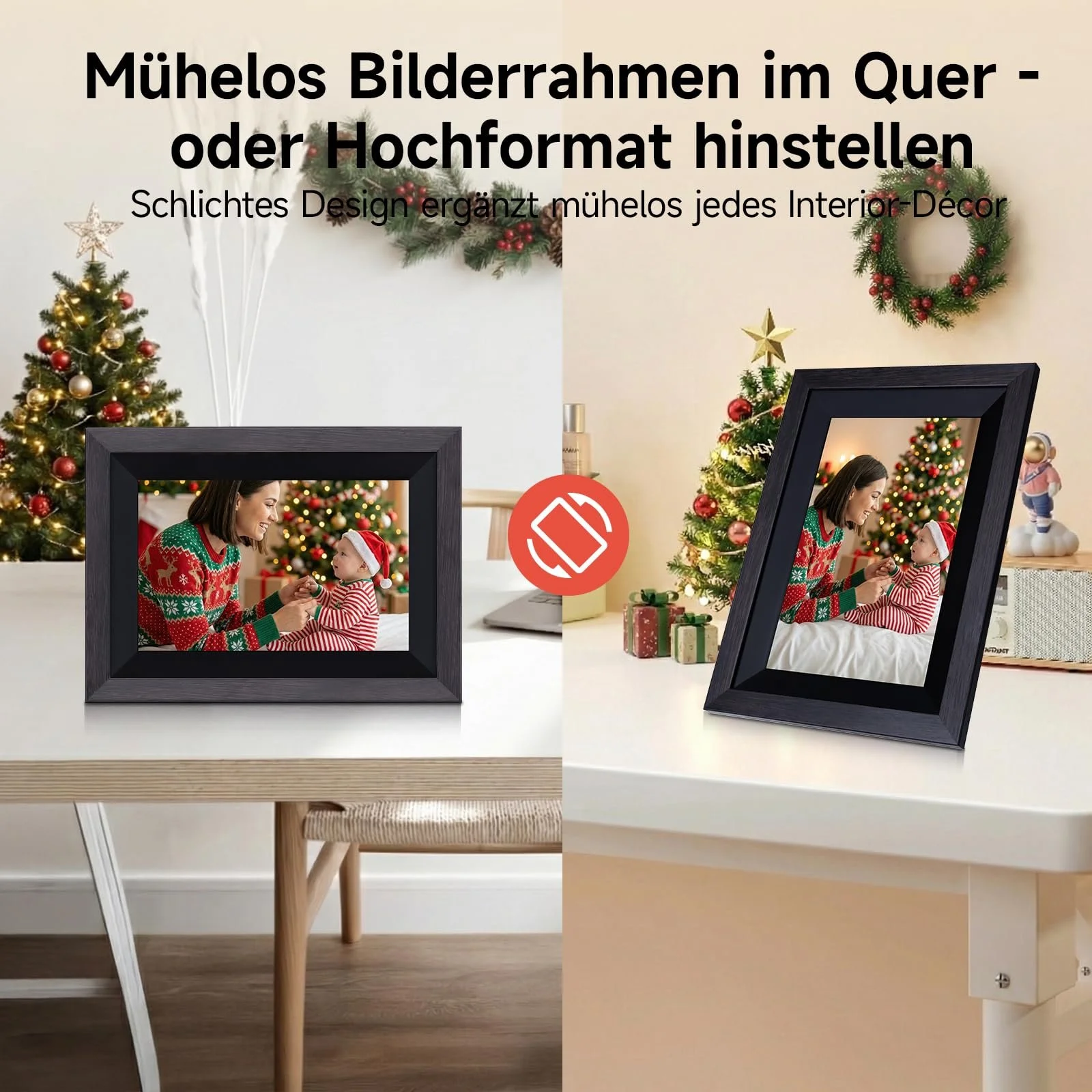 Цифровая фоторамка Rollei Smart Frame WiFi 105 10.1 дюйма 1920 x 1200 Touch 32GB Wood Black, фото №7 Цифровая фоторамка Rollei Smart Frame WiFi 105 10.1 дюйма 1920 x 1200 Touch 32GB Wood Black, фото №7