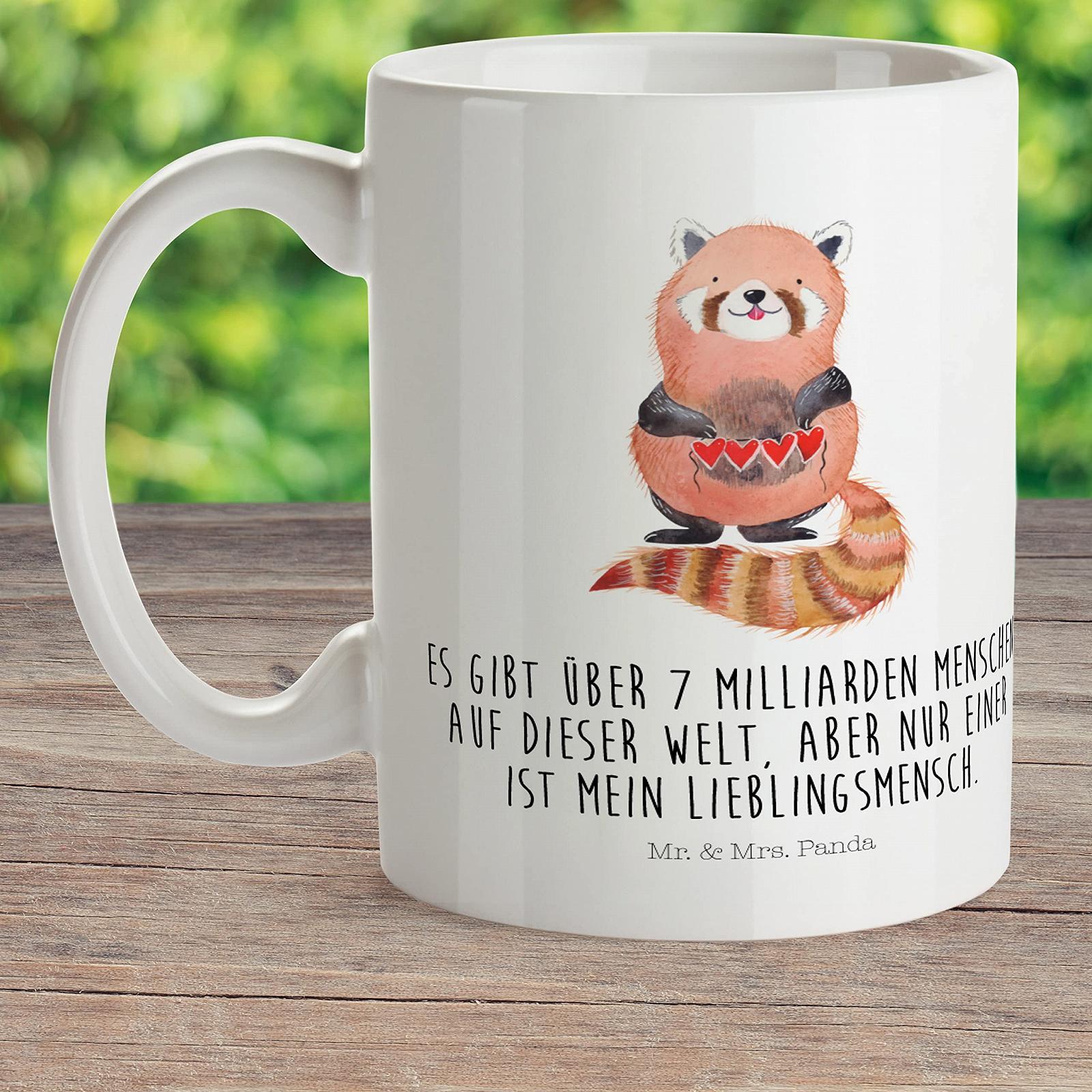 Кружка Детская Mr. & Mrs. Panda Red Panda Gift Favourite Person Funny Sayings Любовь, фото №2