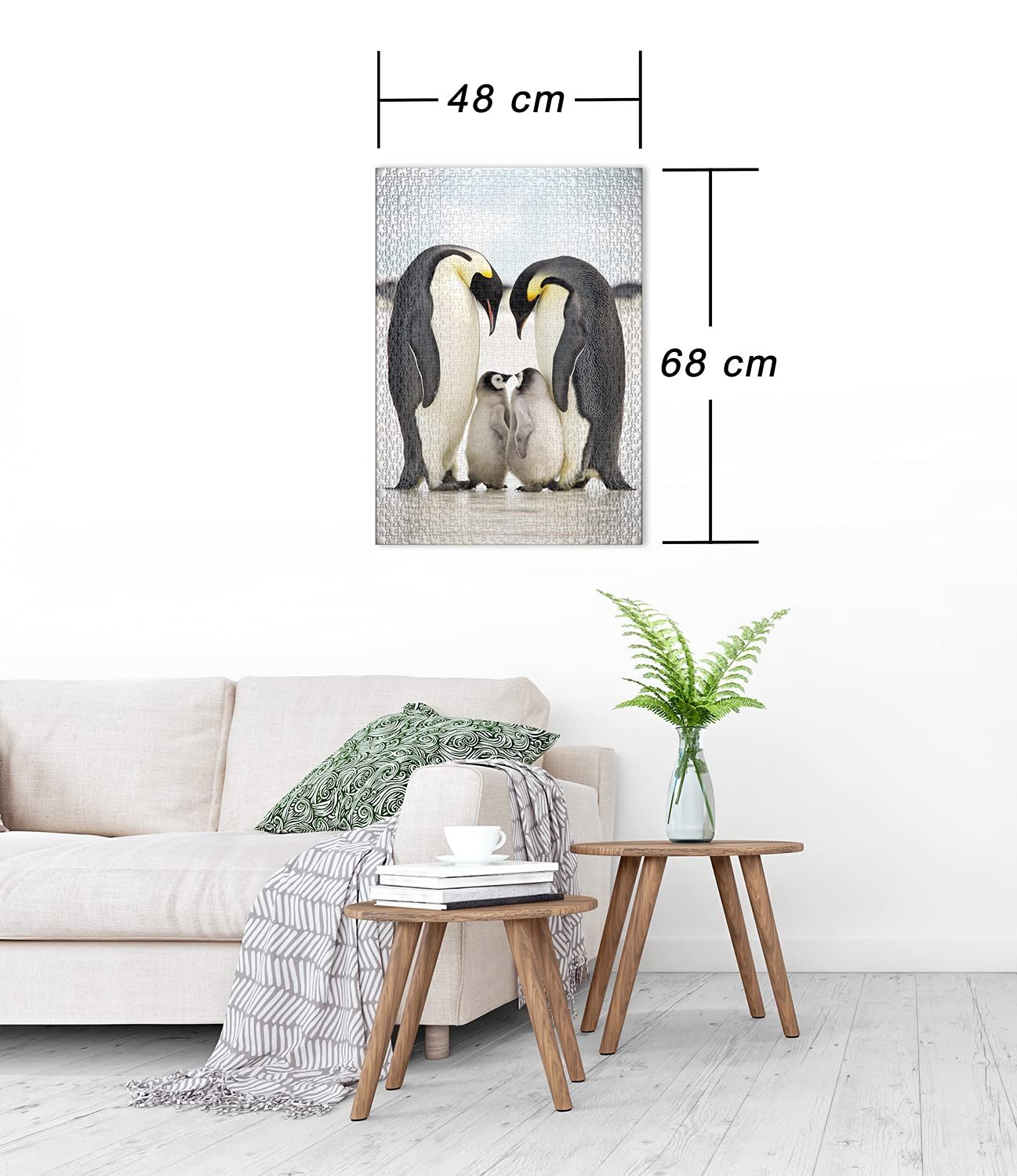 Пазл Ulmer Puzzleschmiede Classic Family Happiness 1000 деталей Пингвины, фото №3