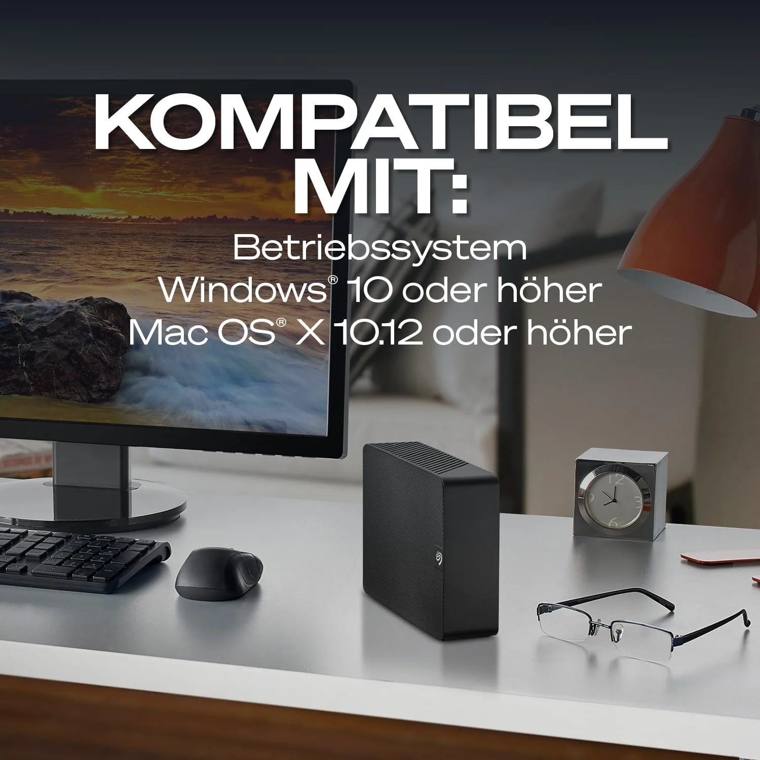 Зовнішній жорсткий диск Seagate Expansion Desktop STKP26000400 26ТБ 3.5" USB 3.0, фото №8 Зовнішній жорсткий диск Seagate Expansion Desktop STKP26000400 26ТБ 3.5" USB 3.0, фото №8