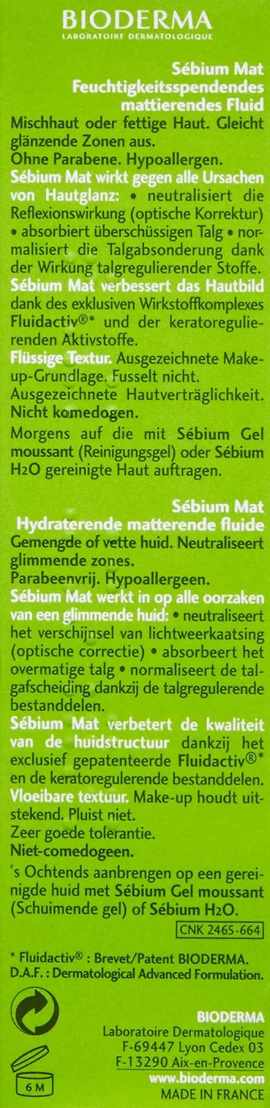 Матувальний крем-гель Bioderma Sebium 40 мл, фото №6 Матувальний крем-гель Bioderma Sebium 40 мл, фото №6