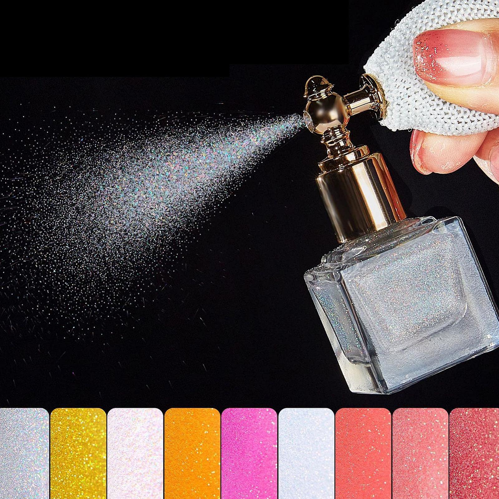 Спрей Povanjer Glitter Shimmering Face для лица и тела, фото №5