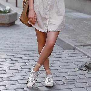 Носки Geyoga Прозрачные нейлоновые 12 пар, телесного цвета synthetic.ua - Фото 1