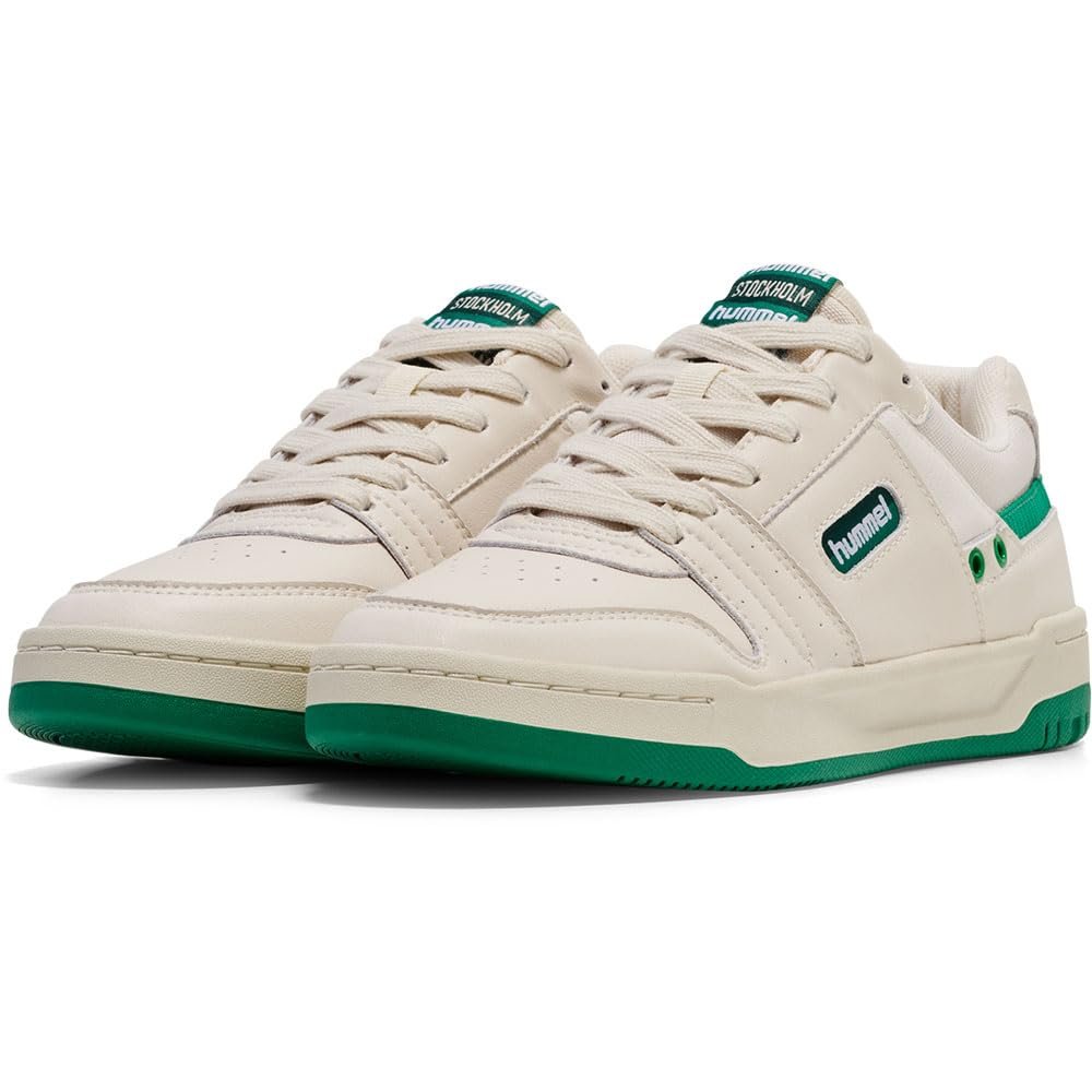Кросівки Hummel Stockholm LX-E Бежевий/Зелений, фото №5