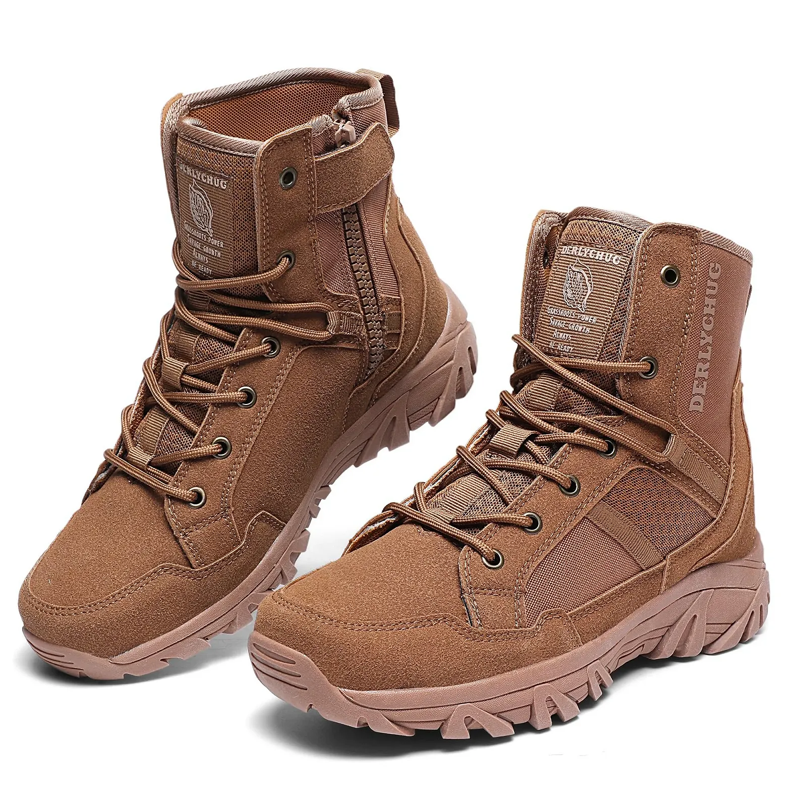 Мужские ботинки на молнии Derlychug, фото №1