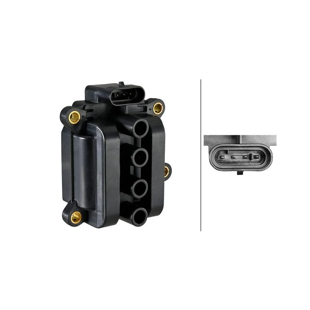 Катушка зажигания HELLA 5DA 358 102-151 для NISSAN RENAULT DACIA HITACHI, фото №1