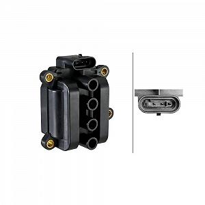 Катушка зажигания HELLA 5DA 358 102-151 для NISSAN RENAULT DACIA HITACHI - Фото 1