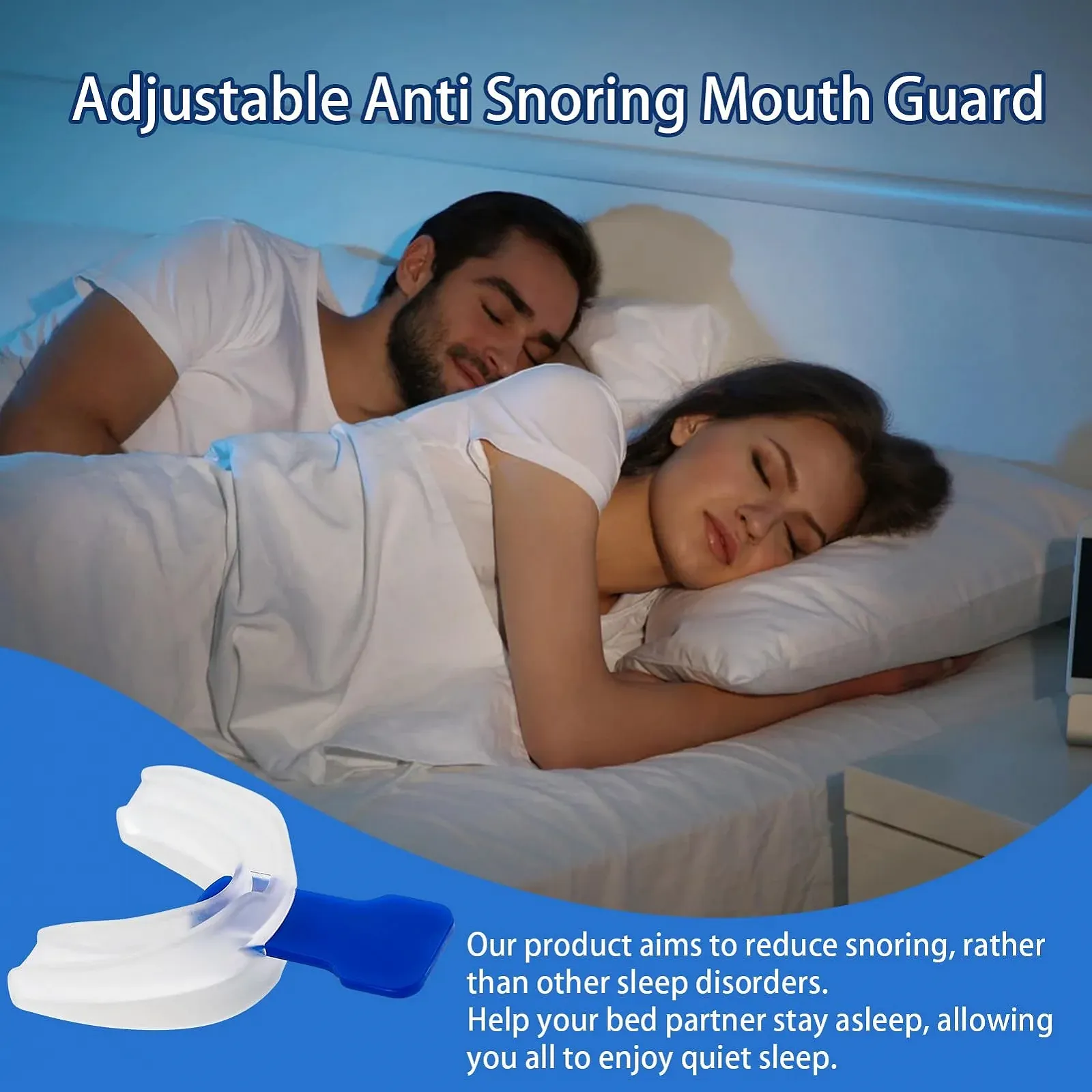 Капа від хропіння, капа для зубів, стопор, загубник, ефективні капи для зубів, запобігають бруксизму та хропінню, фото №3