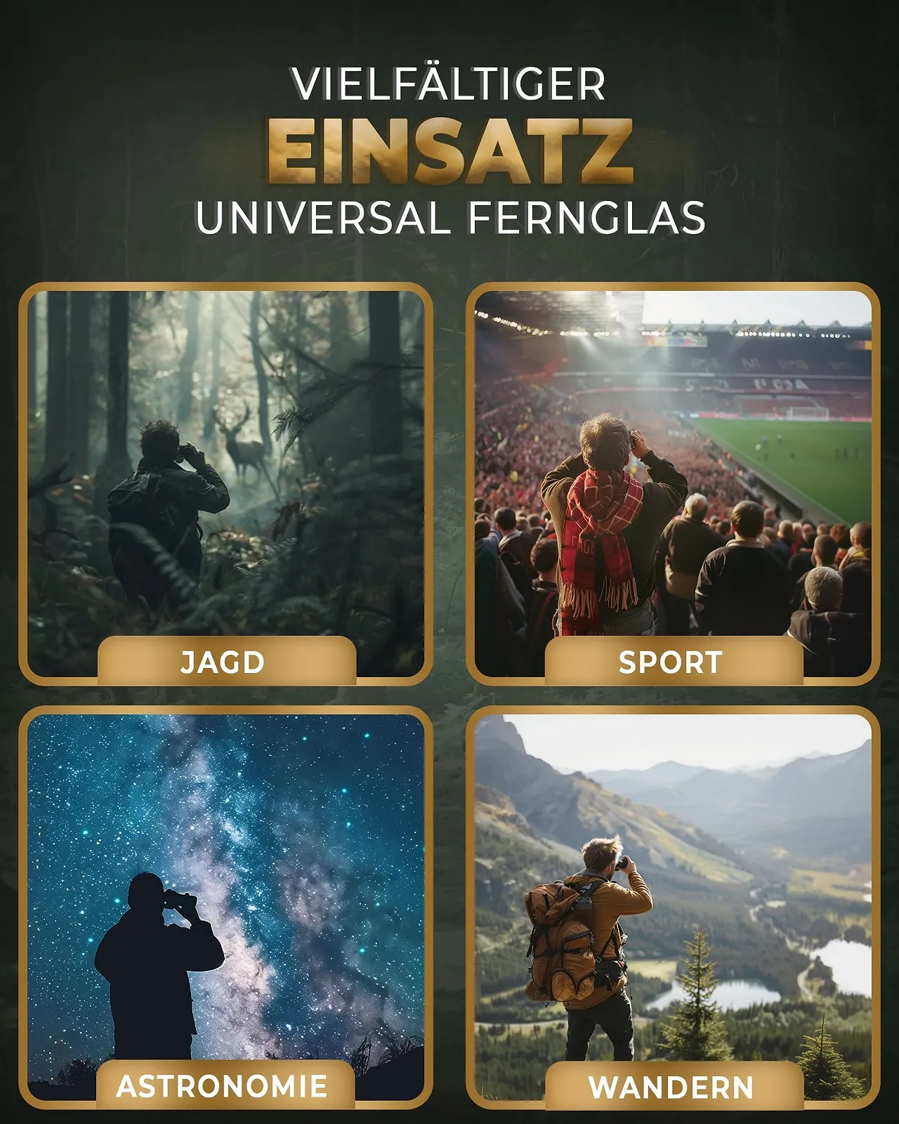 Бинокль Weidenberger 10 x 26 Магниевый Водонепроницаемый Зеленый, фото №6