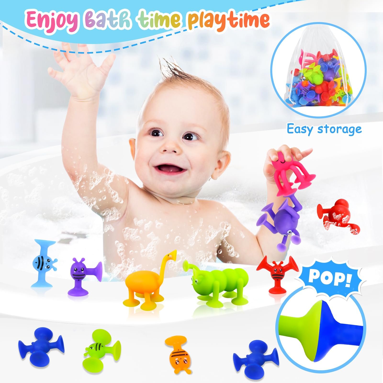 Іграшка на присосках Ulikey для дітей, 42 штуки, сенсорна Монтессорі, зі зберіганням у яйці динозавра, фото №3 Іграшка на присосках Ulikey для дітей, 42 штуки, сенсорна Монтессорі, зі зберіганням у яйці динозавра, фото №3