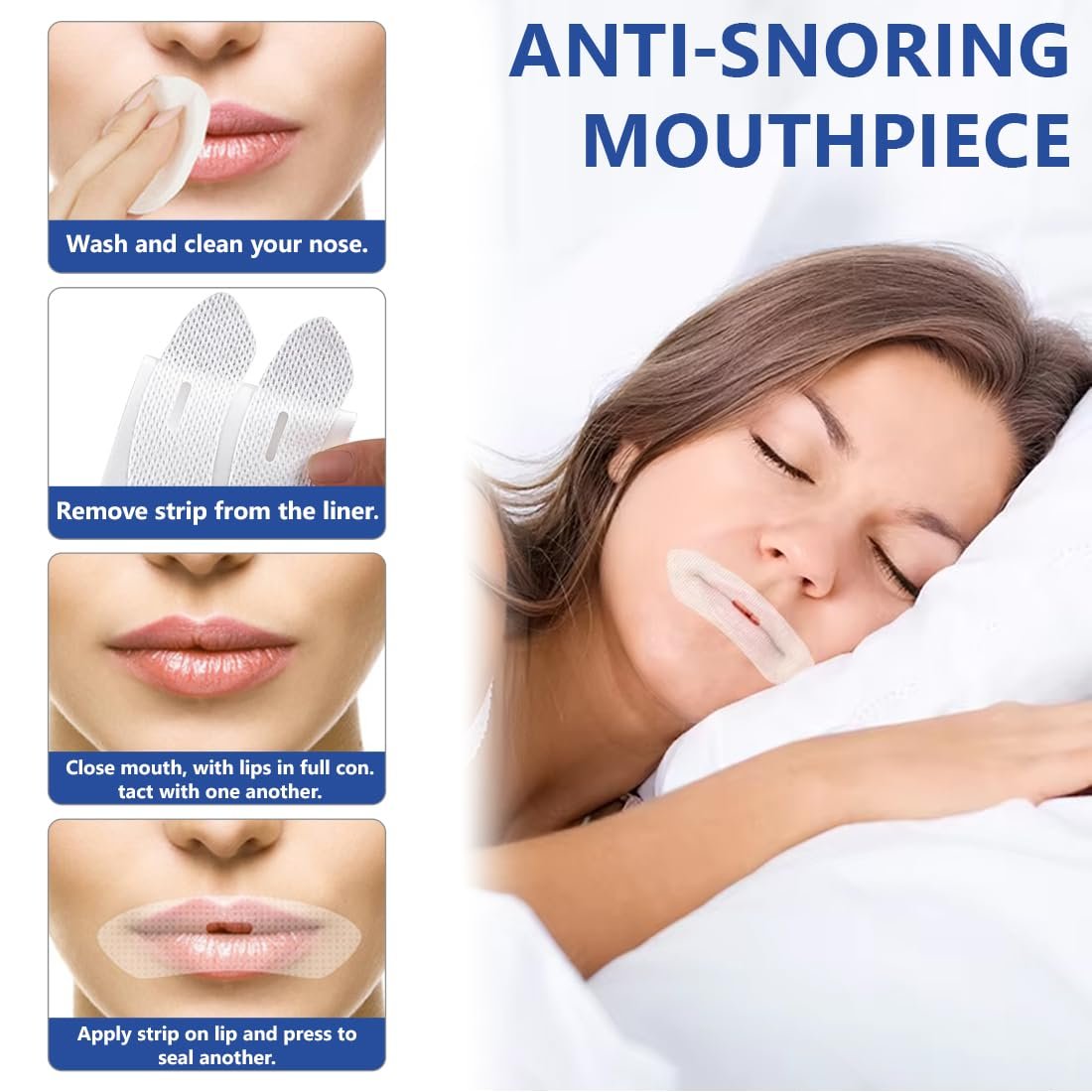 Пластыри для сна на рот, пачка 120 шт, фото №6