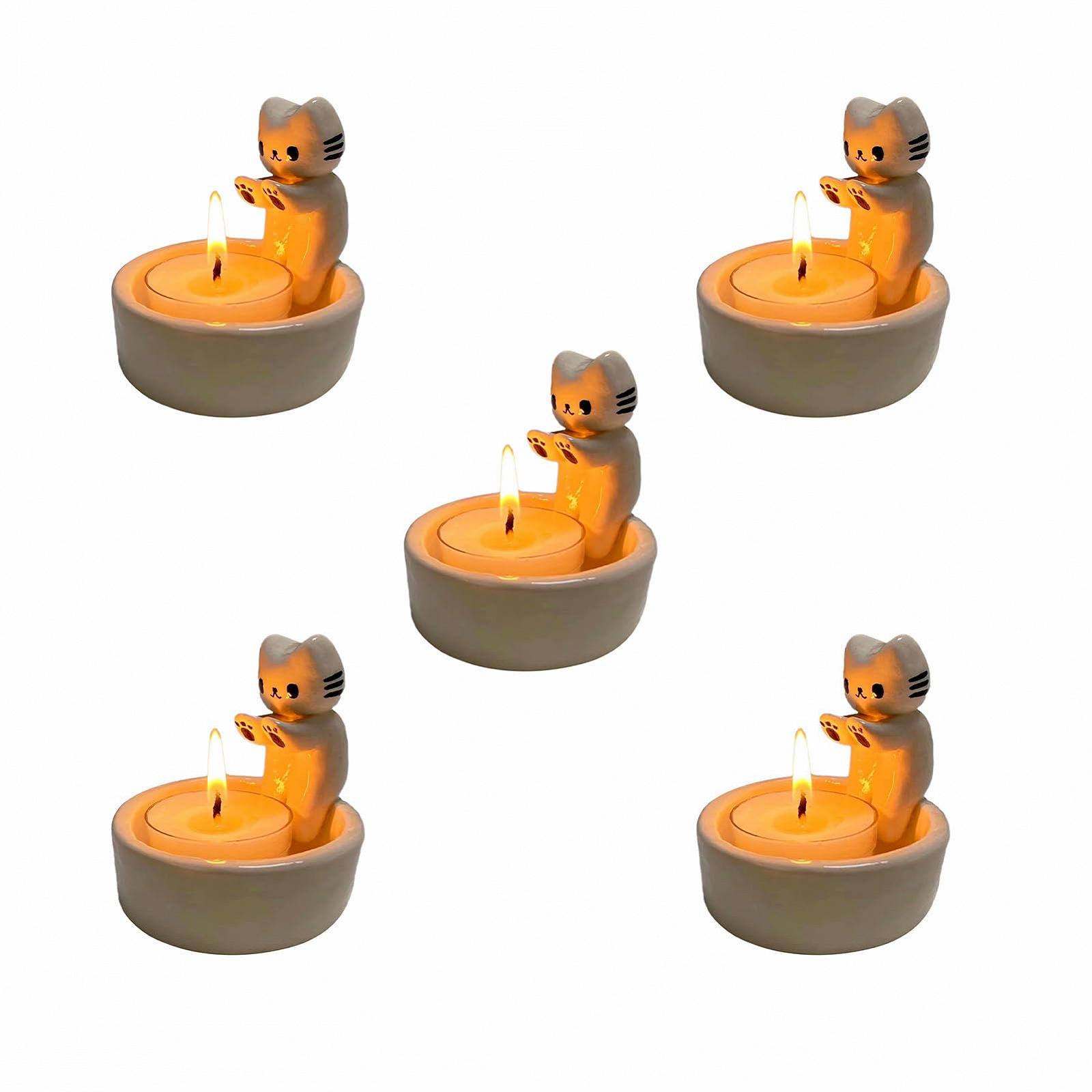 Свічник Cat Tea Light Cat Paw Warmer Колір Кошеня, фото №1