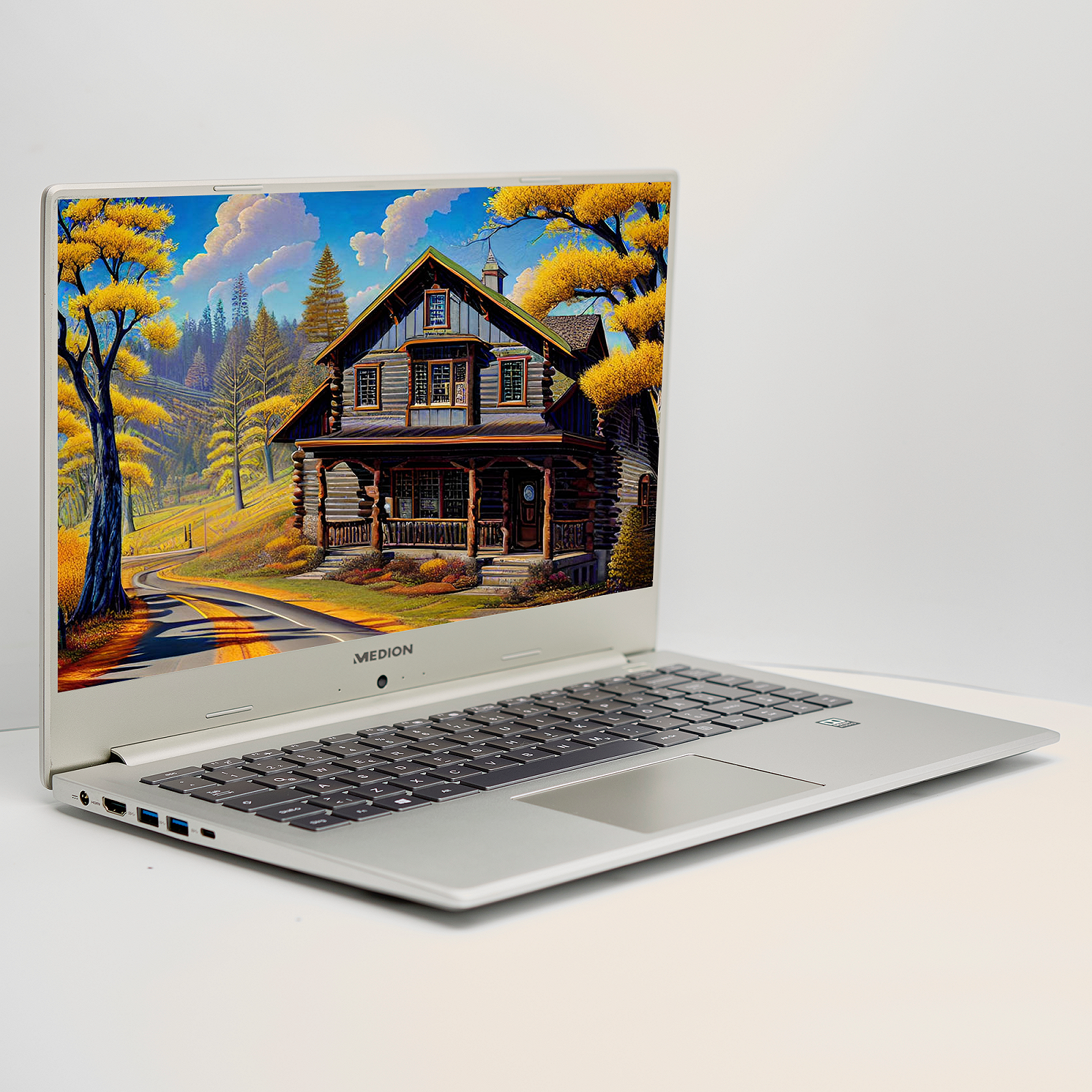 Ноутбук 15.6'' Medion (Lenovo Group) Akoya S6445 | Intel Core i7-8565U | IPS (1920x1080) FullHD | RAM 16 ГБ | SSD 256 ГБ | Intel UHD Graphics 620 | Металевий корпус | Підсвітка клавіатури | Win10 б/в (5092), фото №4