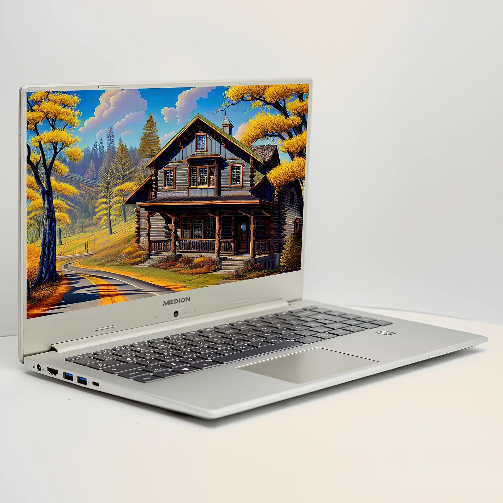 Ноутбук 15.6'' Medion (Lenovo Group) Akoya S6445 | Intel Core i7-8565U | IPS (1920x1080) FullHD | RAM 16 ГБ | SSD 256 ГБ | Intel UHD Graphics 620 | Металевий корпус | Підсвітка клавіатури | Win10 б/в (5092), фото №4