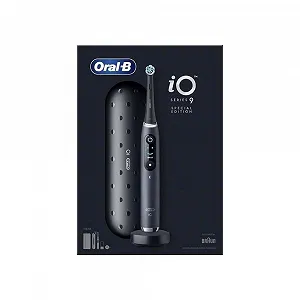Електрична зубна щітка Oral-B iO Series 9 Special Edition Bluetooth 7 режимів 1 дорожній футляр 1 сумка Black synthetic.ua - Фото 1