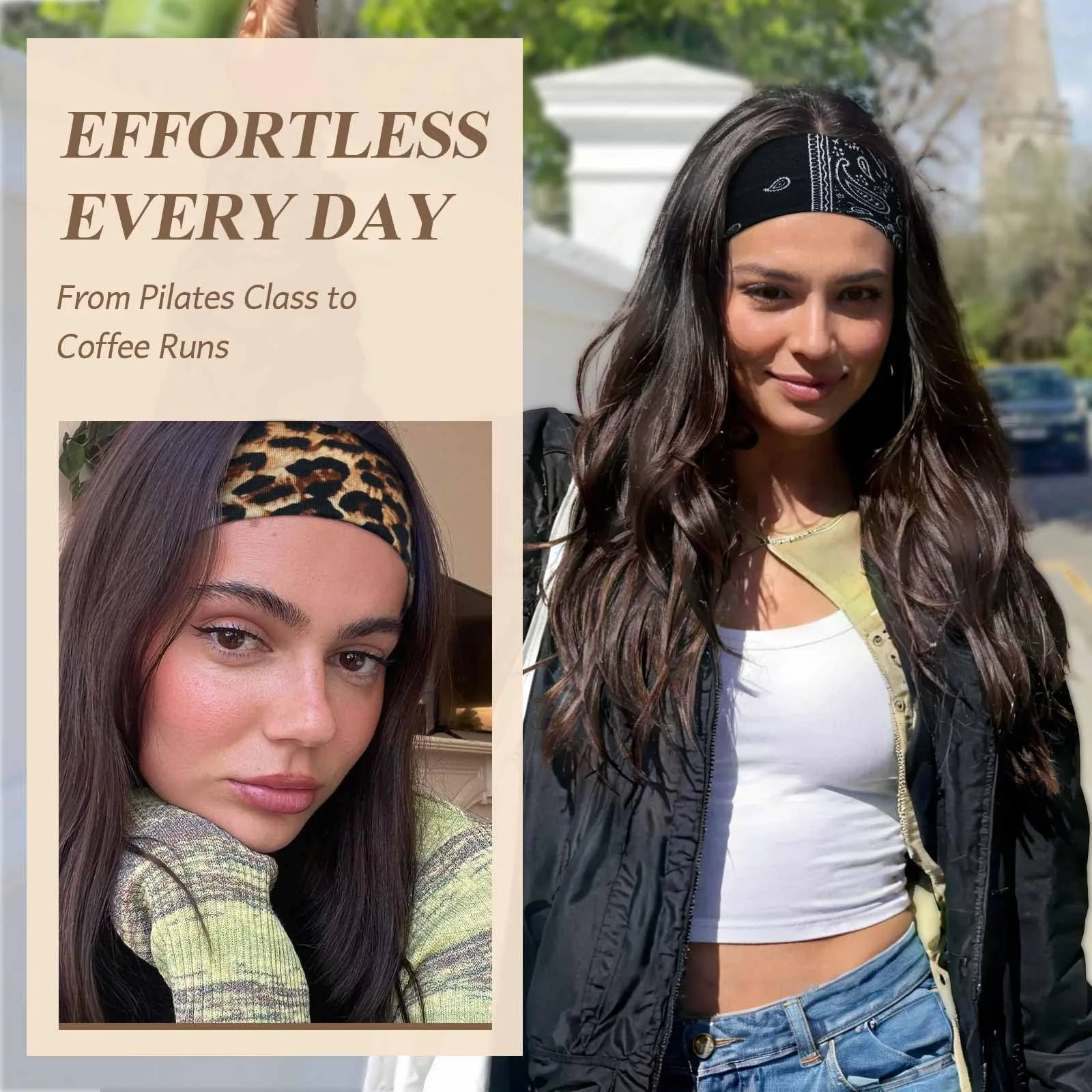 Спортивна літня пов'язка для жінок, тонка, фото №4