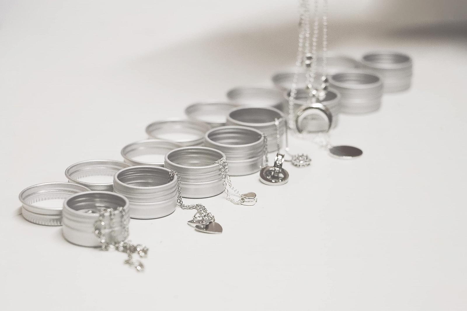 Свічка Alster Herz Ювелірна Скляна З Кришкою Срібний Білий, фото №5 Свічка Alster Herz Ювелірна Скляна З Кришкою Срібний Білий, фото №5