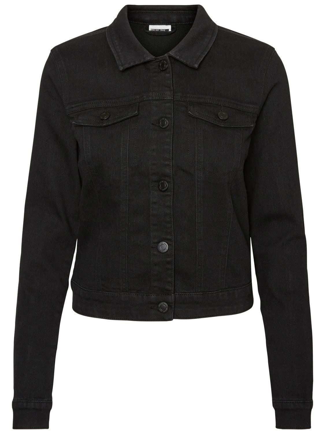Джинсова куртка Noisy may Nmdebra L/S Жіноча Чорний Wash Denim Noos, фото №2