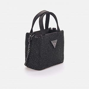Женская сумка Guess Mini Tote Black цена на synthetic.ua - Фото 1 Женская сумка Guess Mini Tote Black synthetic.ua - Фото 1
