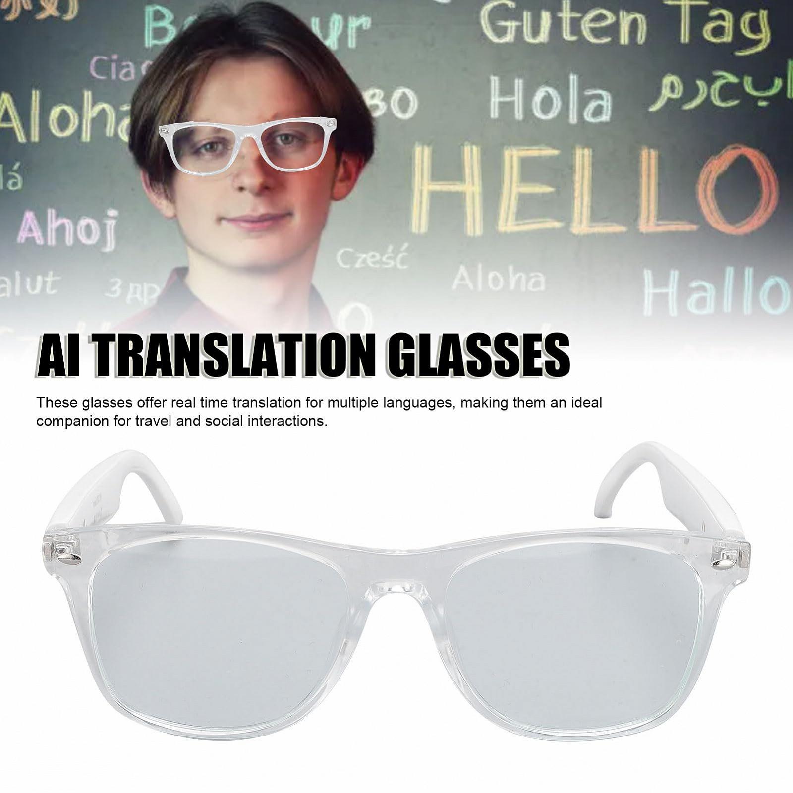 Умные очки AI Translator с защитой от синего света, микрофоном и динамиком, фото №2