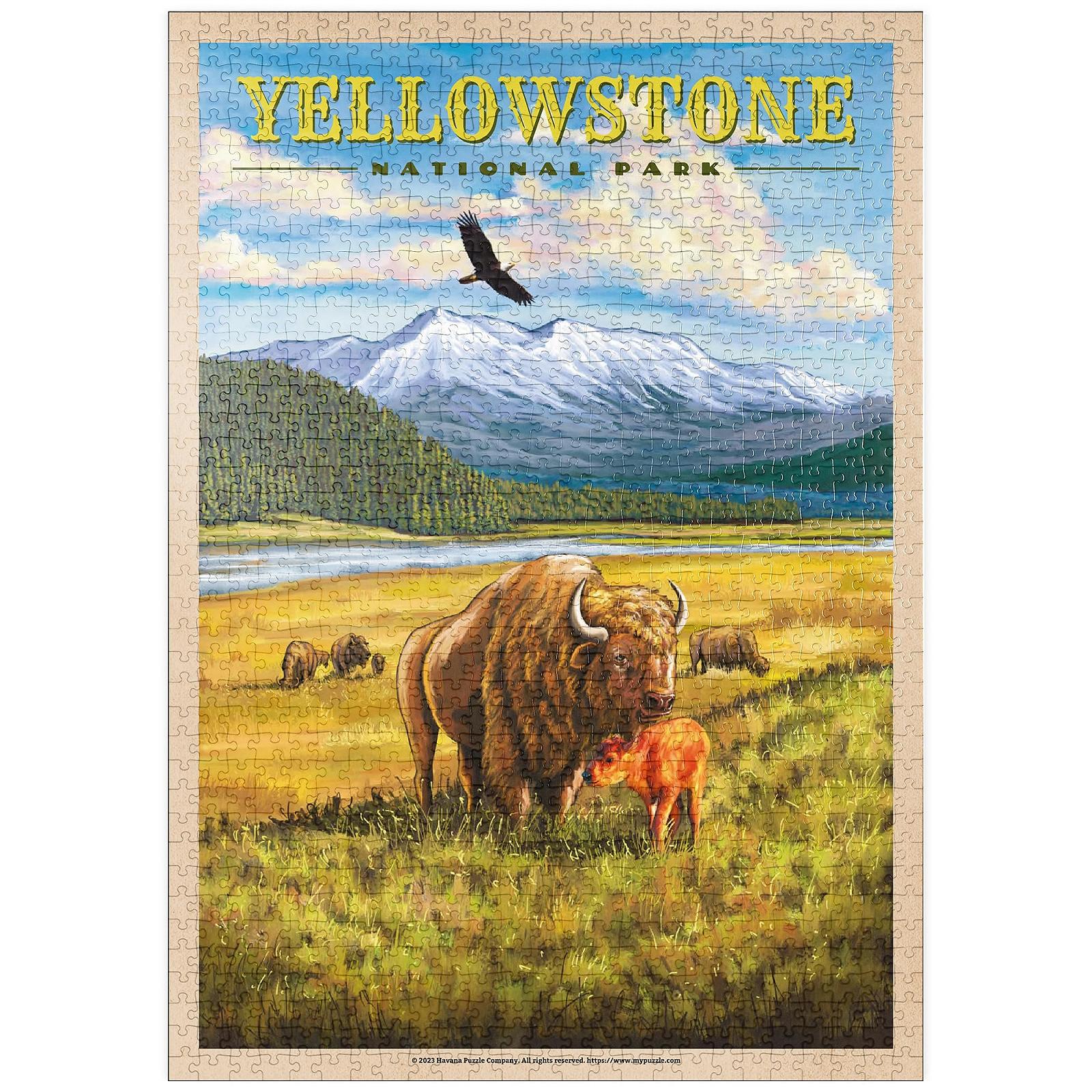 Пазл MyPuzzle Special Collection Yellowstone National Park Hayden Valley Bisons 1000 элементов 68 x 48 см, фото №1 Пазл MyPuzzle Special Collection Yellowstone National Park Hayden Valley Bisons 1000 элементов 68 x 48 см, фото №1