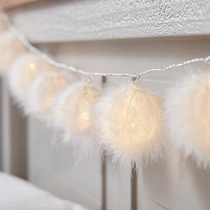 Гірлянда Lights4fun 10 LED Кульки Теплий Білий - Фото 1