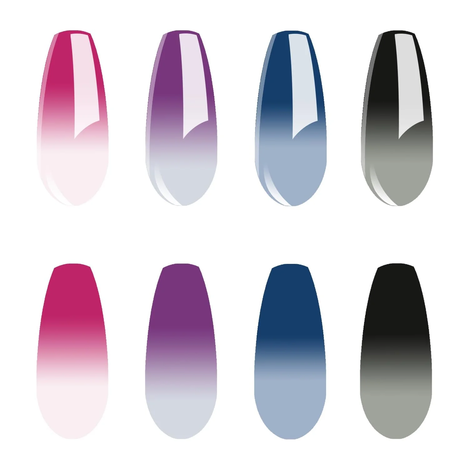 Гель-лак Vishine Набір C041 Зміна кольору, фото №2