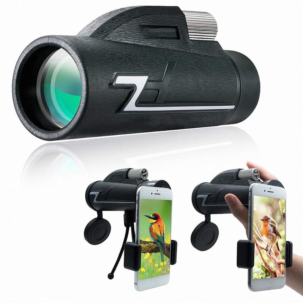 HD Durable Powerful 16x50 Монокуляр Телескоп Bak4 Prism Водонепроникний Проти туману Монокулярний приціл штатив тримач для телефону ідеально для птахів, фото №1