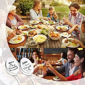 Ложки для кофе с гравировкой (2 шт в упаковке) synthetic.ua - Фото 1