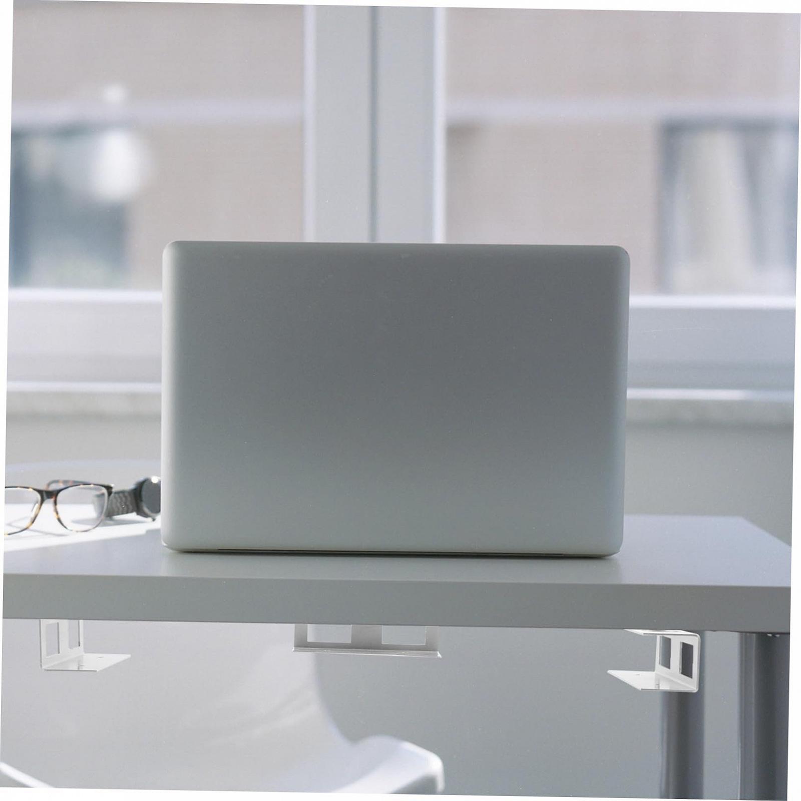 Підставка для ноутбука під стіл Міцна підставка для ноутбука та планшета, що заощаджує місце, простий в установці тримач для комп'ютера для чистого робочого місця, фото №3
