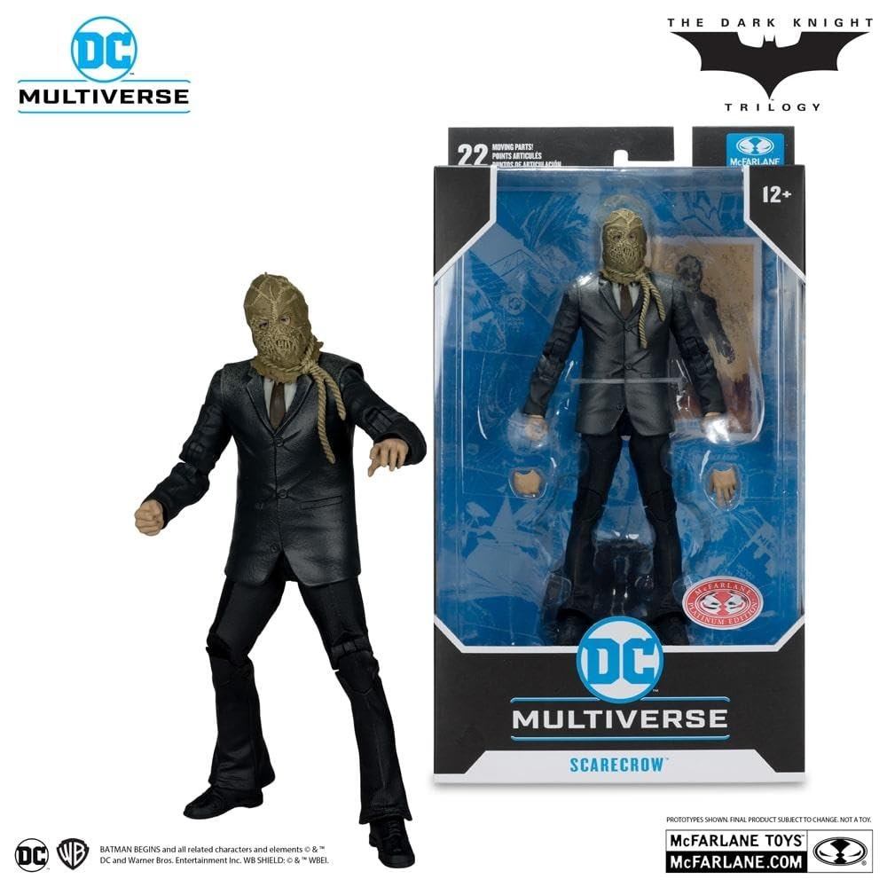 Фигурка Экшн Scarecrow DC Multiverse Batman Begins 18 см (Chase Version), фото №3