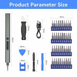 Електрична викрутка набір Precision 51-в-1 synthetic.ua - Фото 1