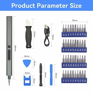 Електрична викрутка набір Precision 51-в-1 synthetic.ua - Фото 1