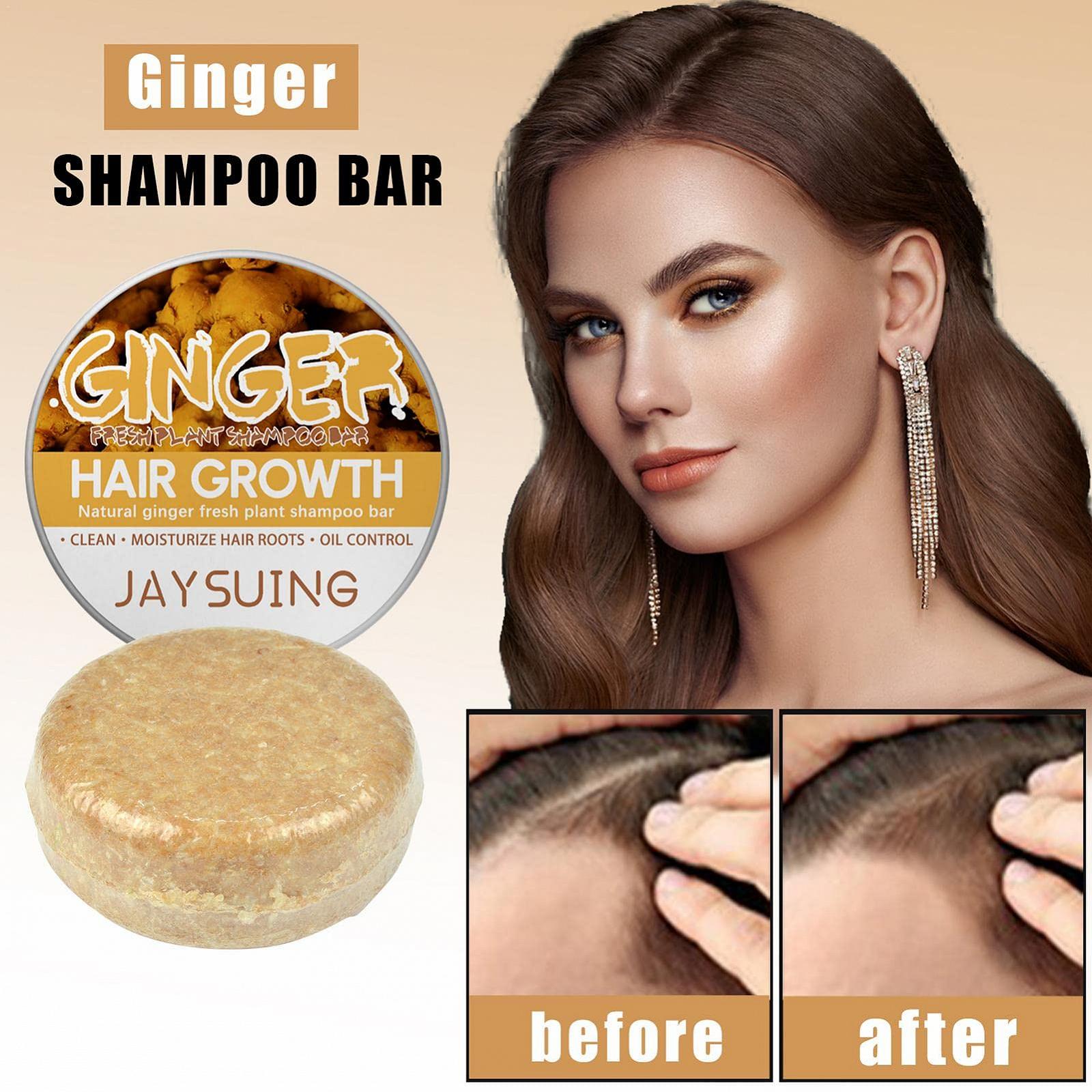 Шампунь твердый мыльный бар Ginger для волос поврежденные волосы, фото №3