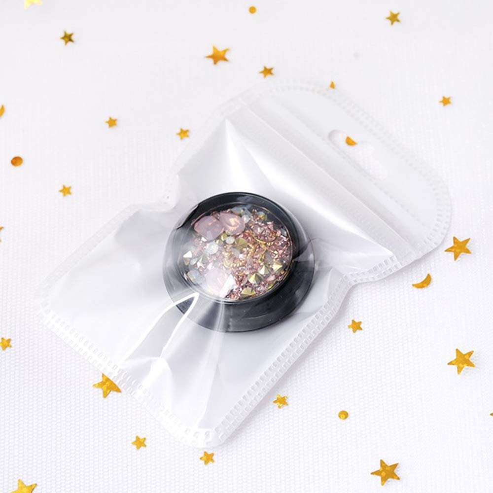 Набір для декорування нігтів стразами, блискучі діаманти перли кристали самоцвіти, фото №2