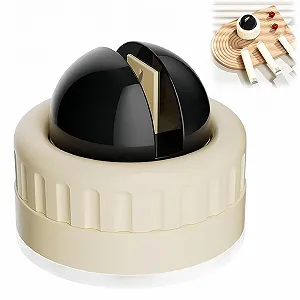 Міні-Точило для ножів З шаровою присоскою Поворотна Чорний - Фото 1