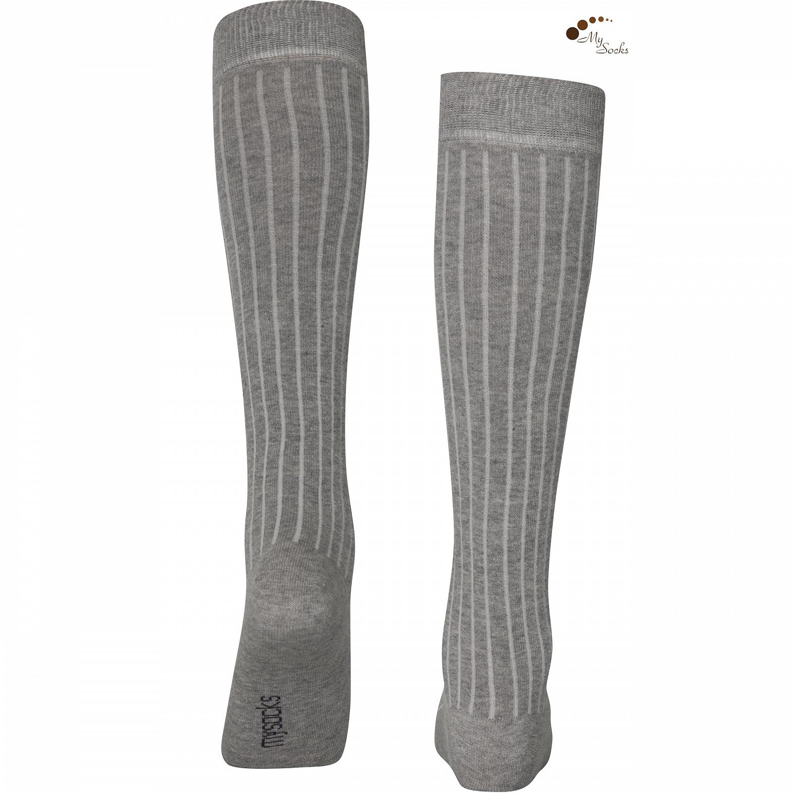 Шкарпетки гольфи в рубчик Mysocks Unisex 3 пари, фото №4