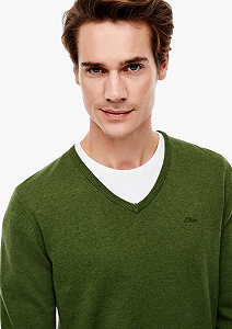 Свитер s.Oliver 03.899.61.7623-78W0 Зеленый XXL synthetic.ua - Фото 1