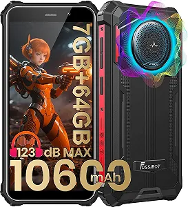 Смартфон FOSSiBOT Outdoor Android 13 7GB + 64GB/1TB 20MP 123 дБ (Ярко-красный) - Фото 1